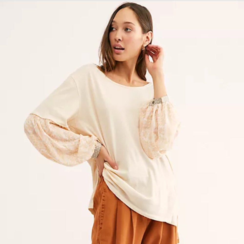 Free People Jade Long Sleeve Top